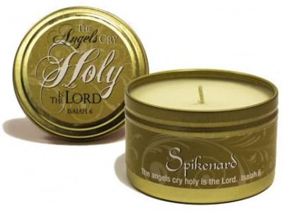 Spikenard Scented Candle: Angels Cry Holy
