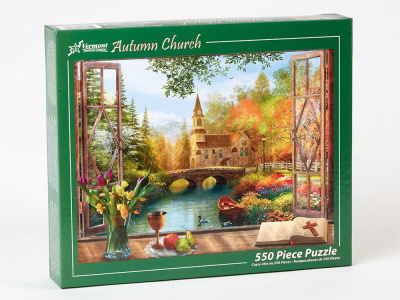 Autumn Church Jigsaw Puzzle (550 Piece)