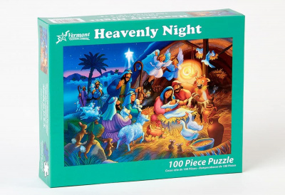 Heavenly Night Kid's Jigsaw Puzzle (100 Piece)