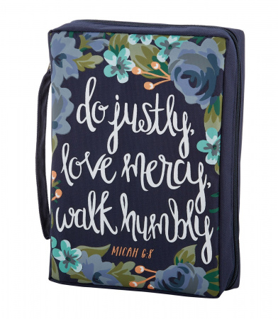 Justly-Mercy-Humbly (Micah 6:8) Bible Cover