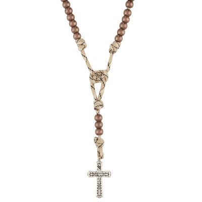 Paracord Rosary (Desert Tan)