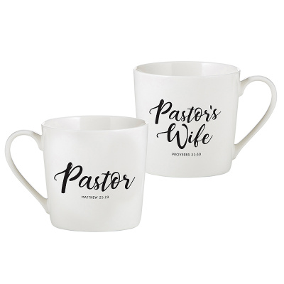Café Mug Set - Pastor And Pastor's Wife