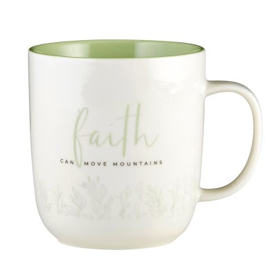Mug: Faith Can Move Mountains