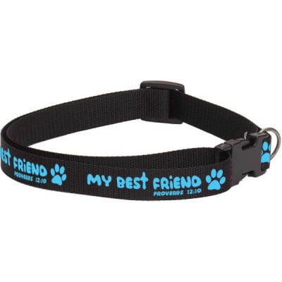 Dog Collar: My Best Friend (Blue)