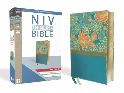 NIV Thinline Large Print Bible (Turquoise)