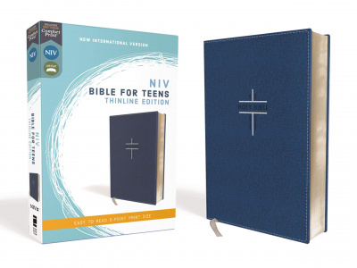 NIV Bible for Teens, Thinline Edition (Leathersoft, Blue, Red Letter Edition, Comfort Print)