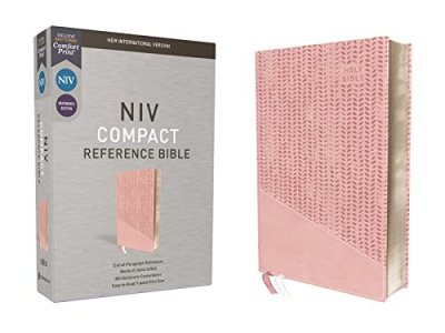 NIV Compact Reference Bible (Pink Leathersoft)