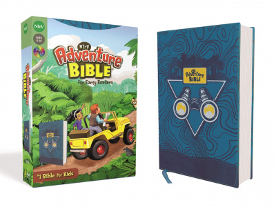 NIrV Adventure Bible For Early Readers (Blue, Leather Soft)