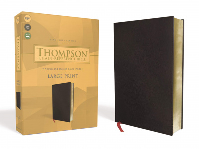 KJV Thompson Chain-Reference Bible (Black Bonded Leather, Large Print)