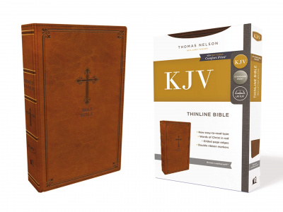 KJV Value Thinline Bible (Brown, Red Letter Edition)