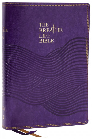 The Breathe Life Holy Bible: Faith in Action (NKJV, Purple)