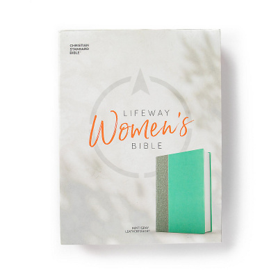 CSB Lifeway Women's Bible (Gray/Mint)