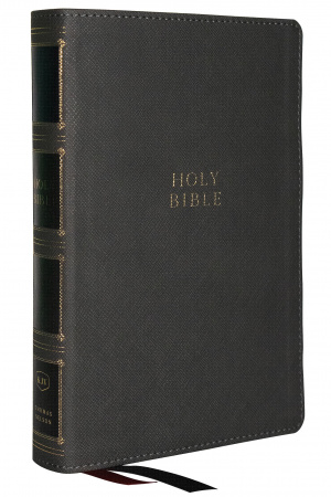 KJV Compact Center Column Reference Bible (Gray)