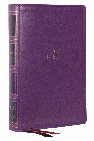 KJV Compact Center Column Reference Bible (Purple)