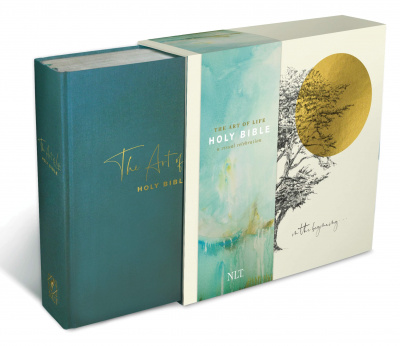 The NLT Art of Life Holy Bible: A Visual Celebration (Hardcover, Teal)