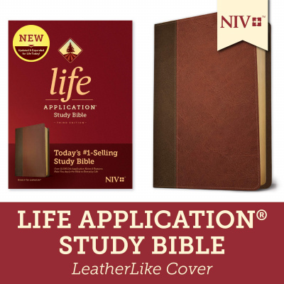 NIV Life Application Study Bible, Third Edition with Updated Notes and Features (Brown/Mahogany)