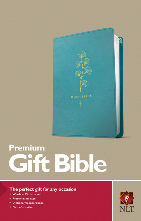 Premium Gift Bible NLT (Red Letter, LeatherLike, Teal)