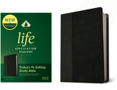 NLT Life Application Study Bible (Black/Onyx)