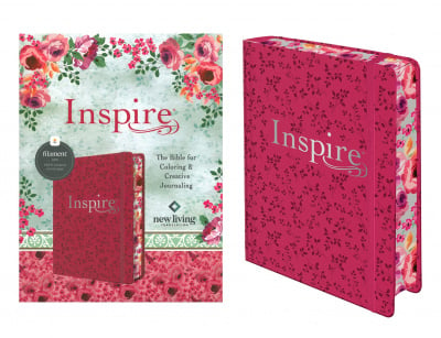 NLT Inspire Faith Bible (Pink, Filament Enabled)