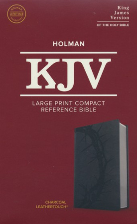 KJV Large Print Compact Reference Bible (Charcoal)