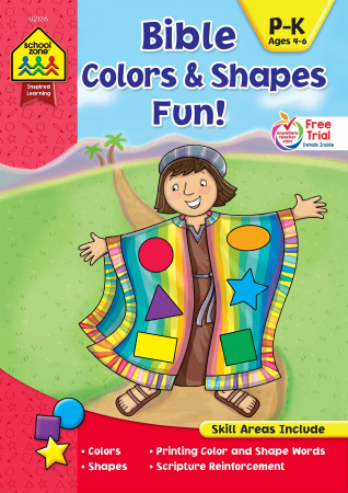 Bible Colors & Shapes Fun! Ages 4 to 6