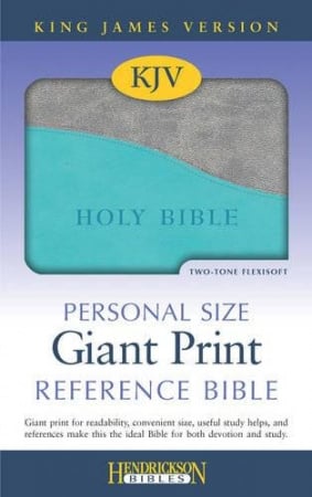 The Holy Bible: King James Version (Turquoise & Gray)
