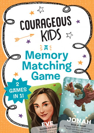 Courageous Kids - a Memory Matching Game: 2 Bible Games in 1!