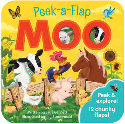 Peek A Flap: MOO (Board Book)