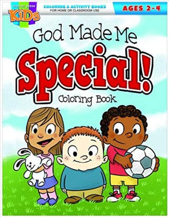 Coloring Book: God Made Me Special
