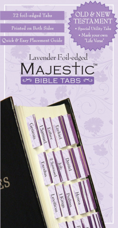 Majestic Bible Tabs: Lavender