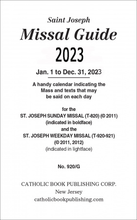 2023 Annual Missal Guide