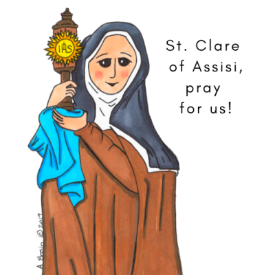 Magnet: St. Clare of Assisi