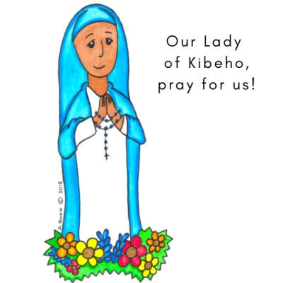 Magnet: Our Lady of Kibeho