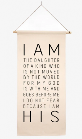 Hanging Banner: Daughter Of The Most High (Canvas Scroll)