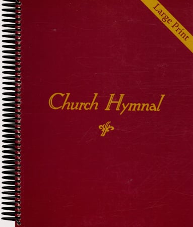 Church Hymnal Spiral Bound (Large Print)