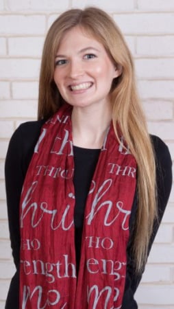 (Burgundy) I Can Do All Things Infinity Inspirational Scarf
