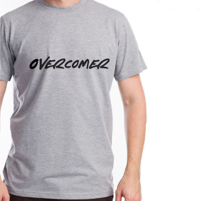 Overcomer T-Shirt (Grey, Medium)
