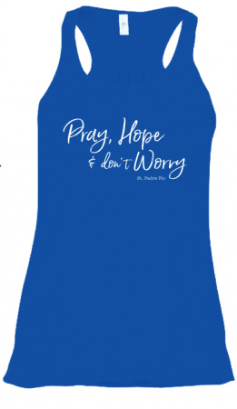 Pray Hope & Don’t Worry, St. Padre Pio, Tank (X-Large)