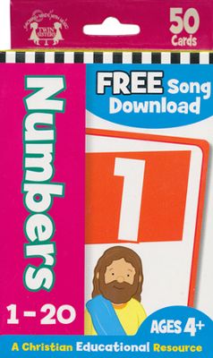 Numbers Christian Flashcards (50 Count)