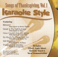Karaoke Style: Songs of Thanksgiving, Vol. 1