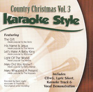 Karaoke Style: Country Christmas, Vol. 3