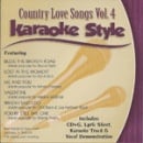 Karaoke Style: Country Love Songs, Vol. 4