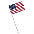 US Flag with Spear: 8x12 Inches