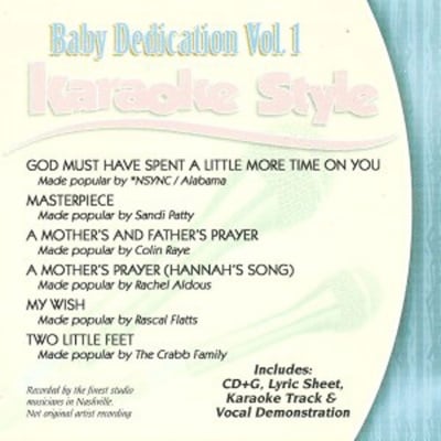 Karaoke Style: Baby Dedication, Vol. 1