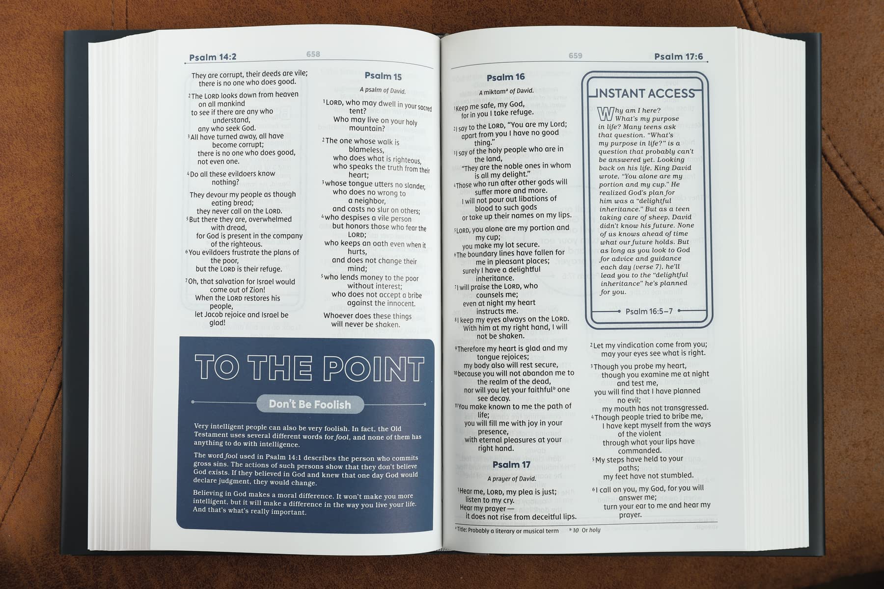 NIV Teen Study Bible (Navy) - Image 2