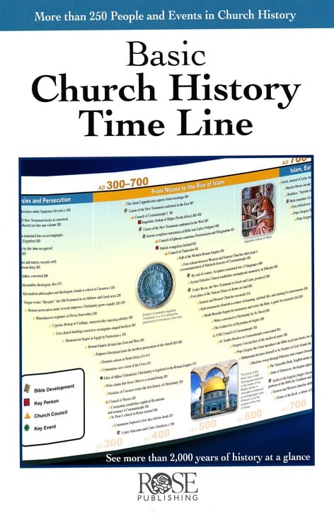 Pamphlet: Basic Church History Time Line - Rose Publishing