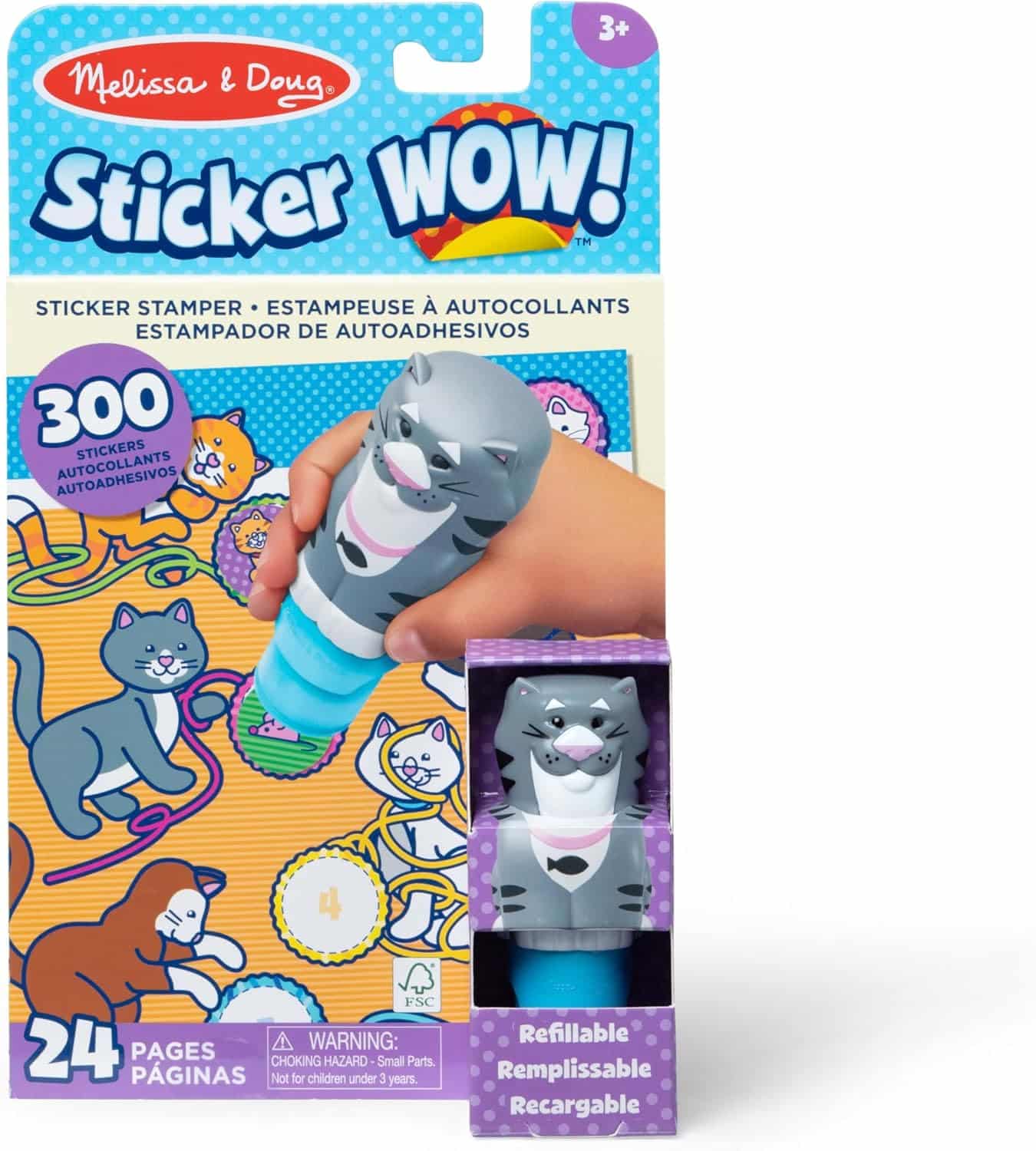 Sticker WOW: Cat Activity Pad & Sticker Stamper