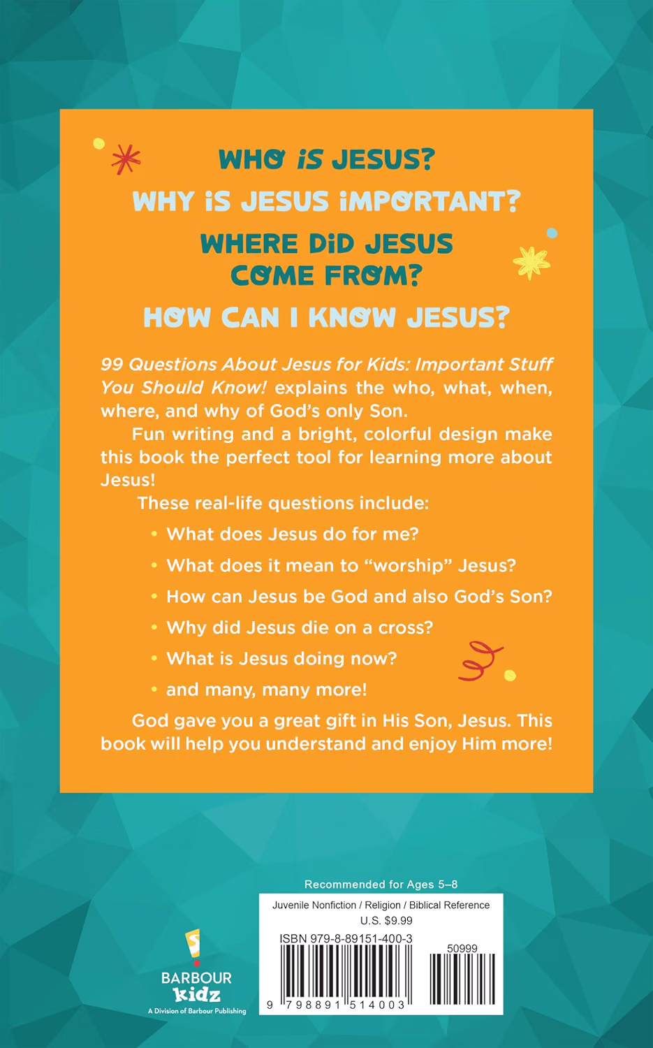 99 Questions About Jesus for Kids - Trisa White Priebe - Image 2